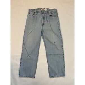 Levi 550 Men's Jeans Size 36 Relaxed Fit VTG 5 Pockets Cotton Straight Cut Pants